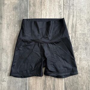 Aerie Black High-Waisted Bike Shorts